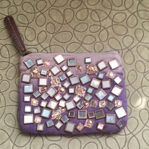 Beautiful mirrored Jasper & Jeera zip pouch